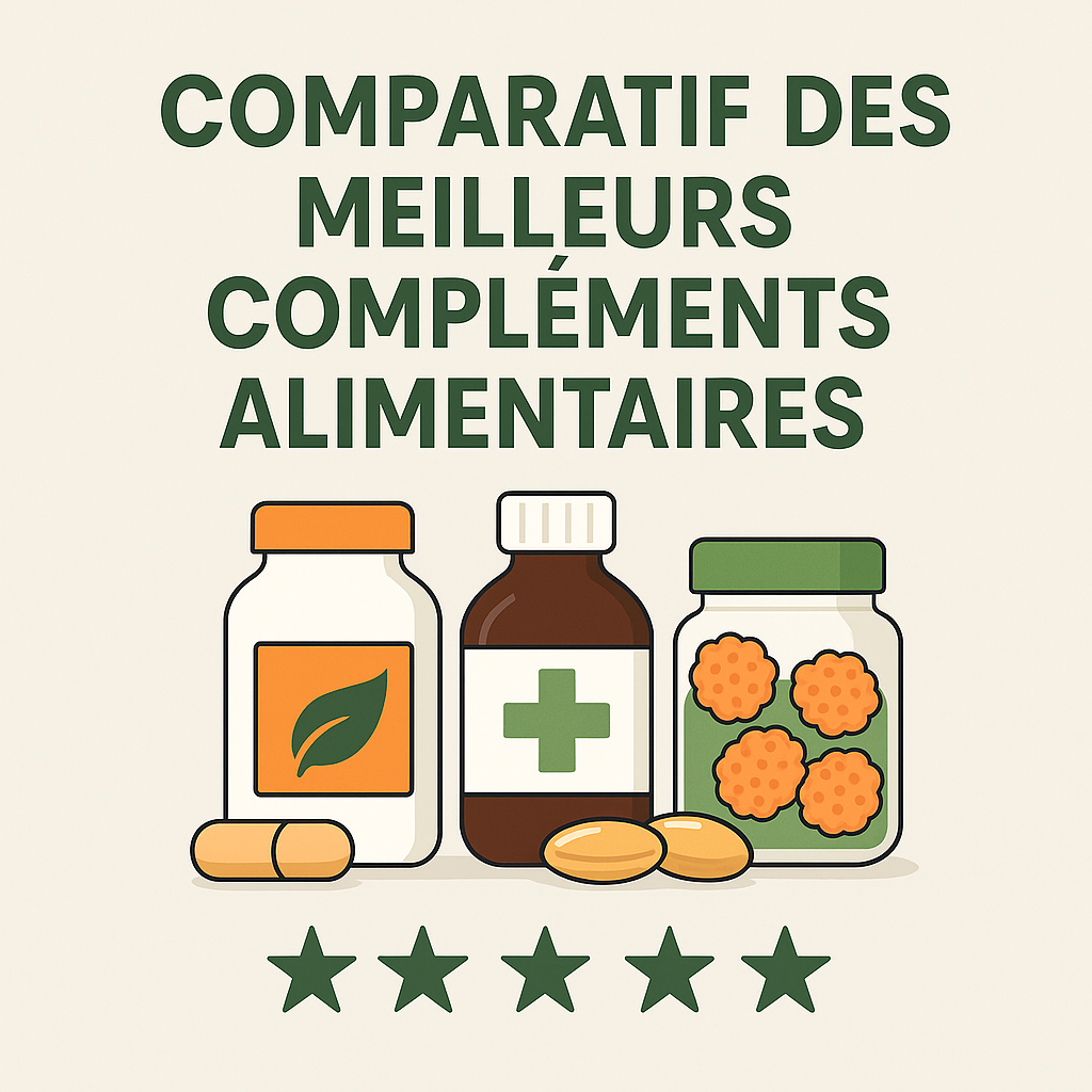 Comparatif des meilleurs compléments alimentaires 2025 : gélules, gummies, vitamines et minéraux